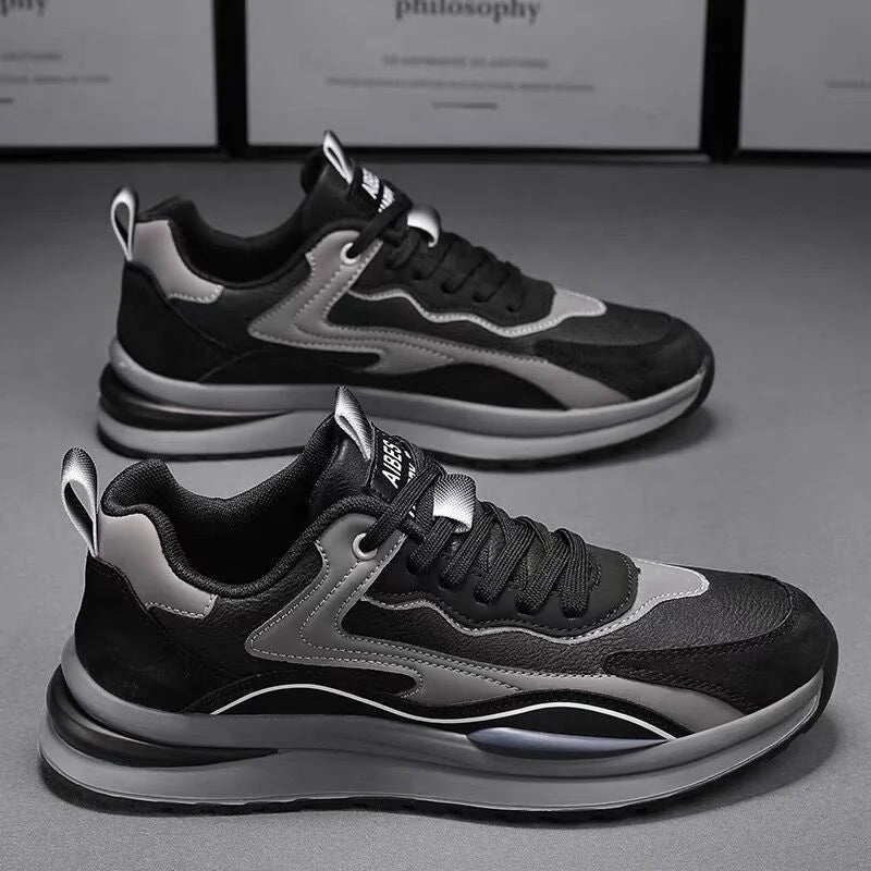 Y Men's Shoes Soft Breathable Trendy Thick Sole Running Walking Style Casual Sneakers Shoes for Men
