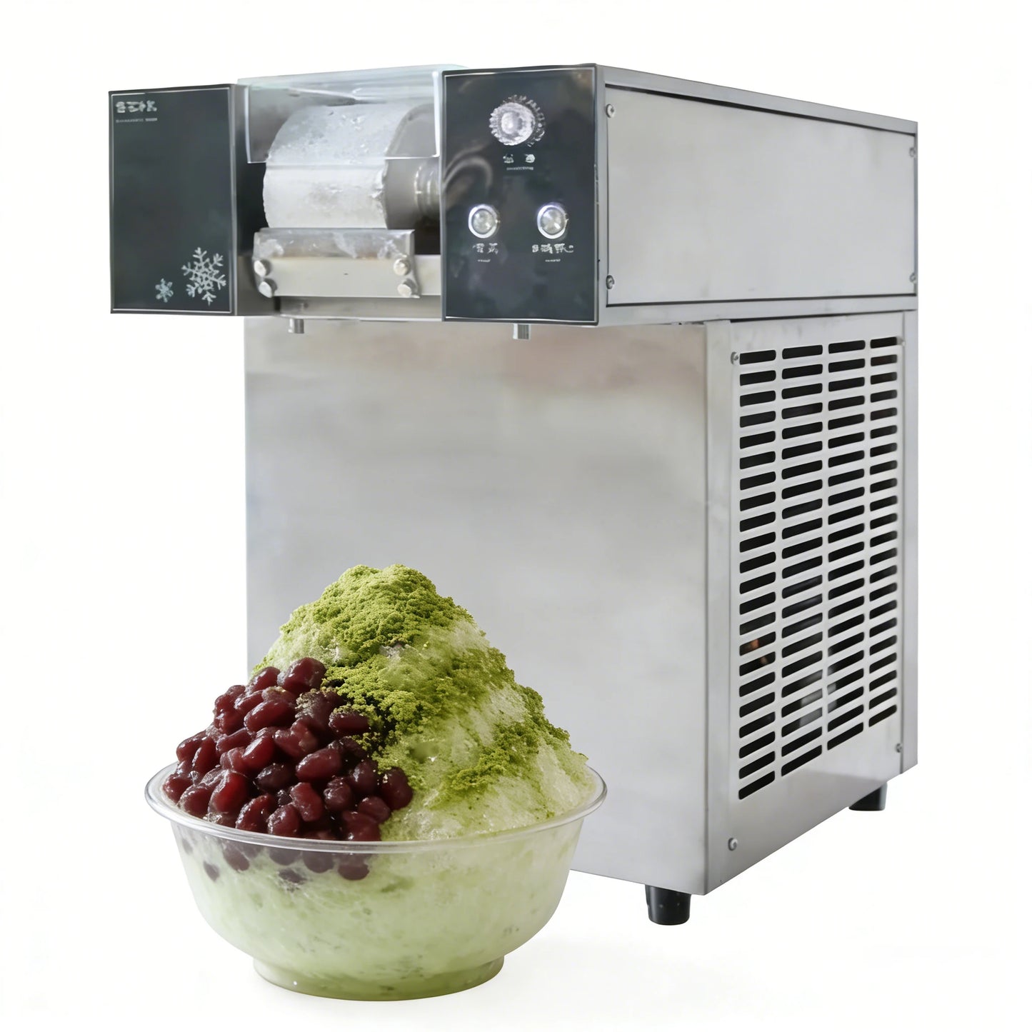Portable Electric Snow Ice Shaver Machine Stainless Steel Eco-Friendly Commercial Hotel Household Outdoor Festival Fair Night