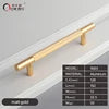 New T Bar Shape Furniture Hardware Supplies Kitchen Gold Cupboard Cabinet Drawer Door Cupboard Knurled  Handles