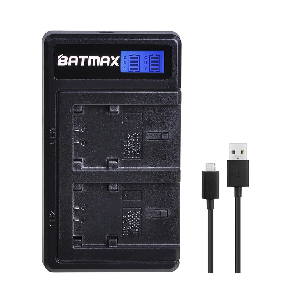 2500mAh NP-FV70 NP FV70 Battery + LCD Dual USB Charger for Sony NP-FV70 NP-FV90 NP-FV100 FV120 HDR-SR68 DCR-SX85 DCR-S