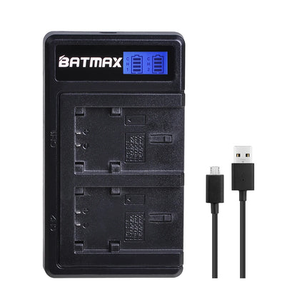 2500mAh NP-FV70 NP FV70 Battery + LCD Dual USB Charger for Sony NP-FV70 NP-FV90 NP-FV100 FV120 HDR-SR68 DCR-SX85 DCR-S