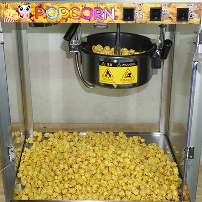Kolice Strong Structure Commercial 8oz Kettle Popcorn Machine/Popcorn Making Machine with Safe Organic Glasses Make Popcorn