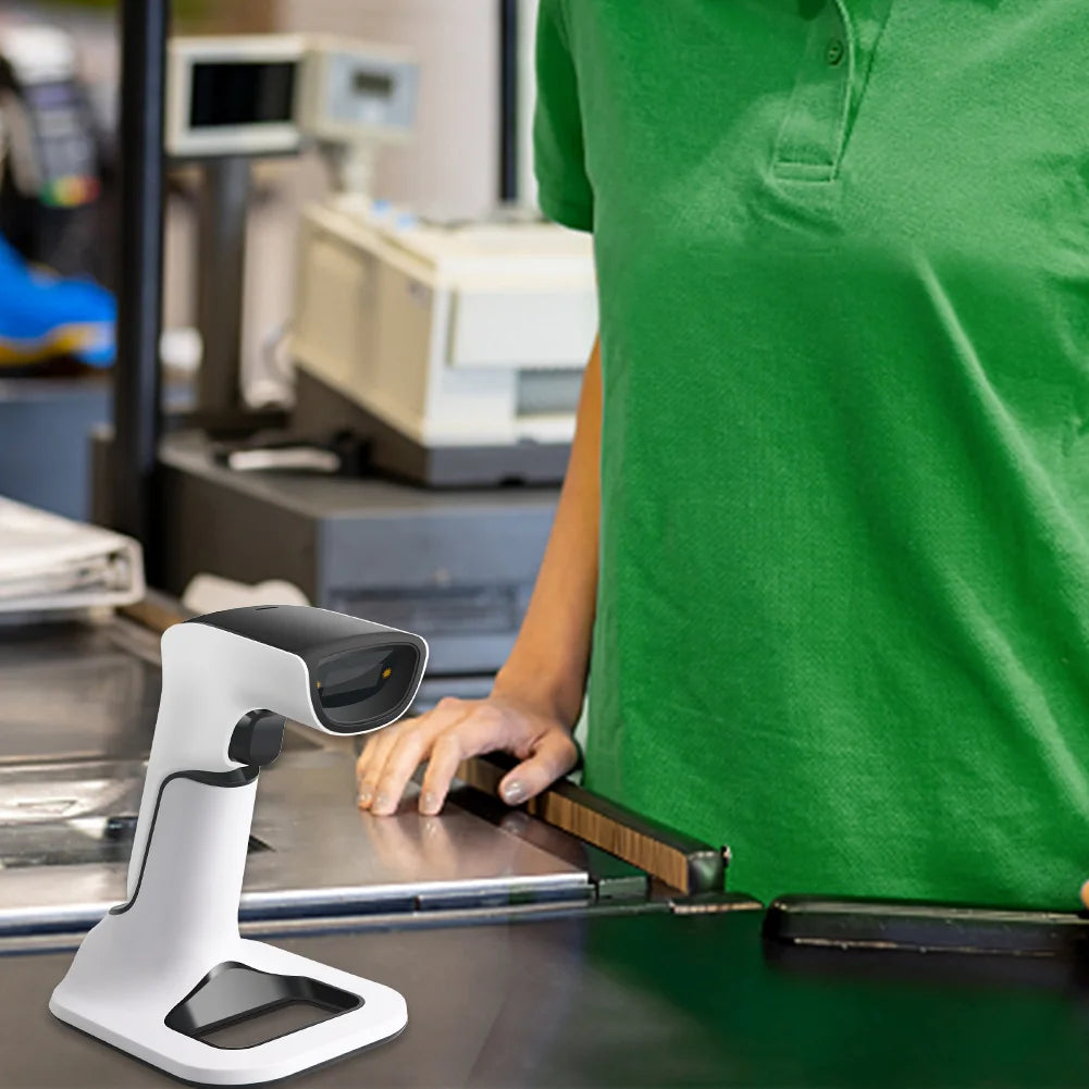 Xkancode 2.4G Cordless QR Code Reader 2D Wireless Barcode Scanner