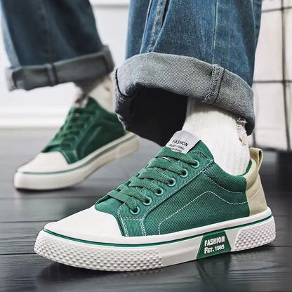 2025 Hot Sale Breathable Sneaker for Men Casual Shoes Flat Canvas Shoes