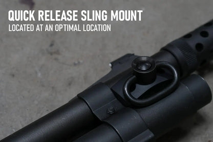 Hunting Quick Release 3-Slot Sling Swivel Mount Barrel Clamp with Aluminium Alloy Flashlight Light Mount