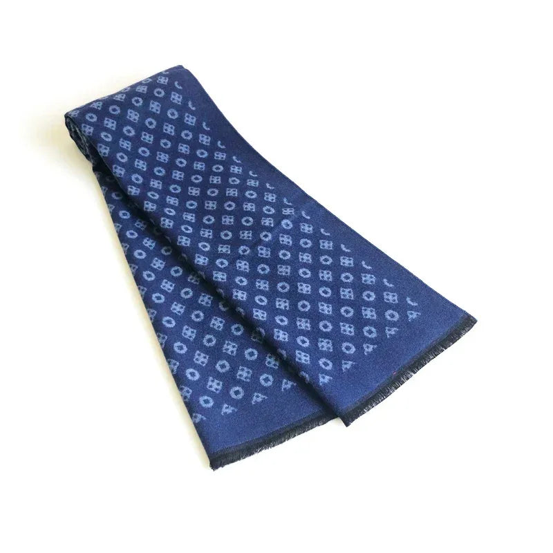 2024 Casual Cool Mens Scarves Winter Warm Viscose Cashmere Scarf Wraps Autumn Warm Brushed Neckercheif Scarfs for Men Foulard