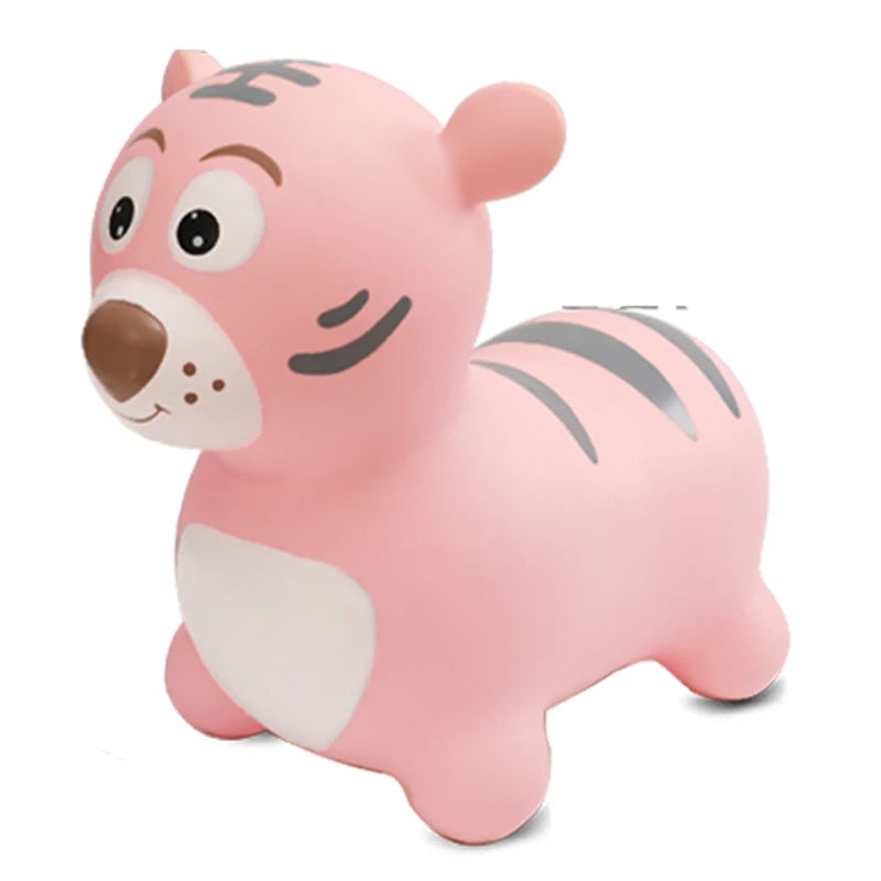 Animal Bouncy Inflatable Ride on Toy Animal Horse Jump Bouncy Animal Jumping Horse Hopper Kids Riding Toy Inflatable Toy for Kid