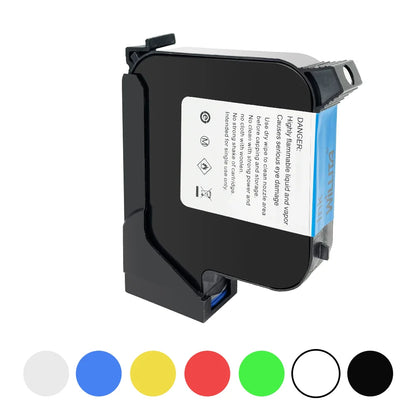 Willita SP70 Half Inch 12.7mm Ink Cartridge TIJ 2.5 Good Adhesion Compatibility Handheld Inkjet Printer Ink Cartridge