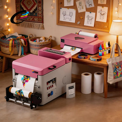 US stock, direct shipping. XP600 A3+DTF printer with printhead white ink circulation and no clogging.
