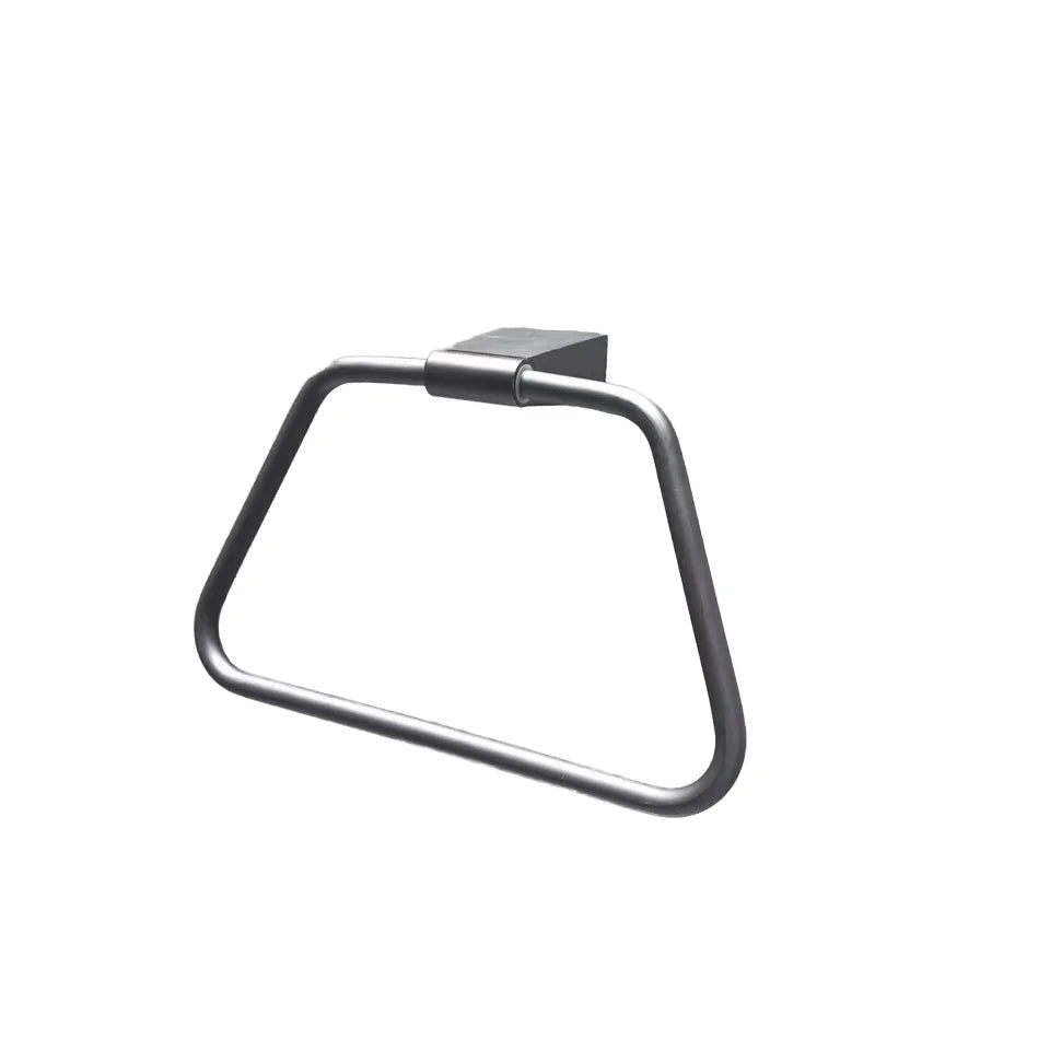 2025 Premium Minimalist Black Stainless Steel Wall Mount Towel Ring
