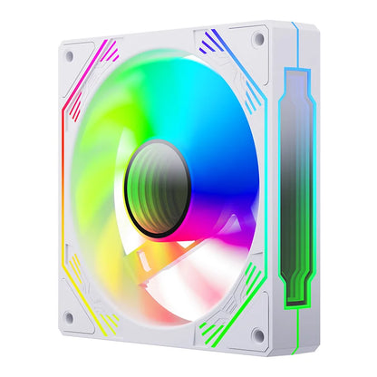 SNOWMAN ARGB Cooling Fan Desktop  PC Cabinet Cooling Fan High Air Flow PWM  4 Pin  ARGB PC Fan Cooler