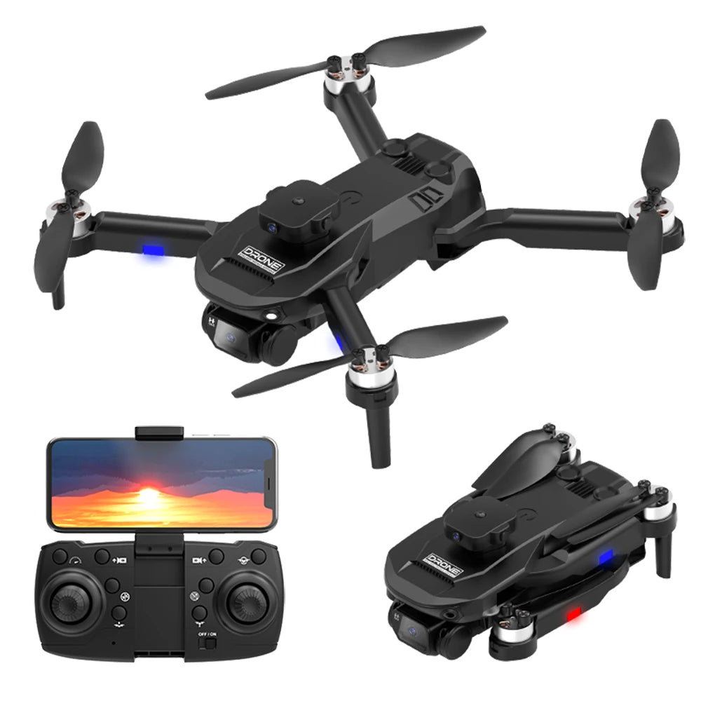 F196 Drone with 6K Dual Cameras Obstacle Avoidance Optical Wifi Fpv Brushless Motor Rc Dron Profesional Quadcopter Toys