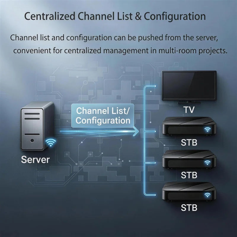 Linux IP STB M3U XML Playlist Online Playlist USB Import Auto Update HD+AV+LAN WiFi (Playlist) - ERI-IPTV004 DDR3 1Gb Flash 16MB