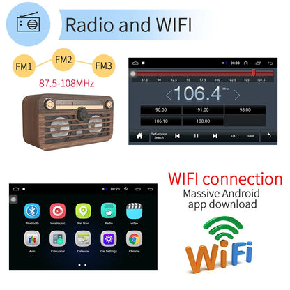 Carplay Android Auto OBD2 DSP GPS Reversing Aid RGB Amplifier Car Radio for Avensis 2009-2015 Car Head Unit Fast Shipping