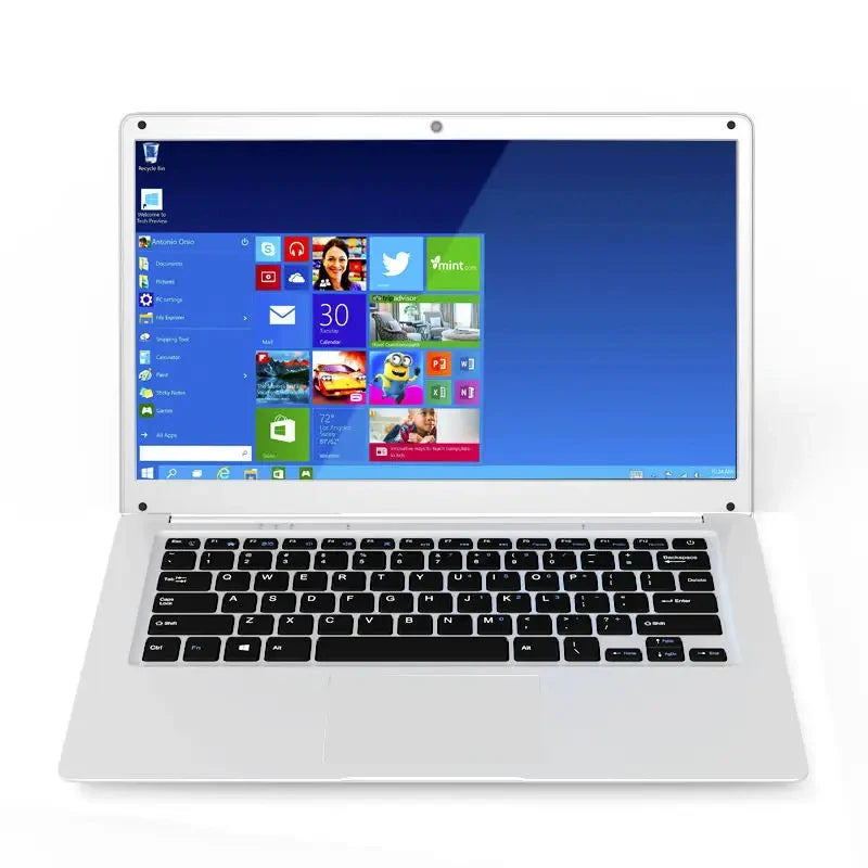Gisentec 2025 Brand New N5000 14 Inch Laptop 12GB 128GB Large Memory Win 11 TN Panel Wireless Clearance Inventory Price Laptop