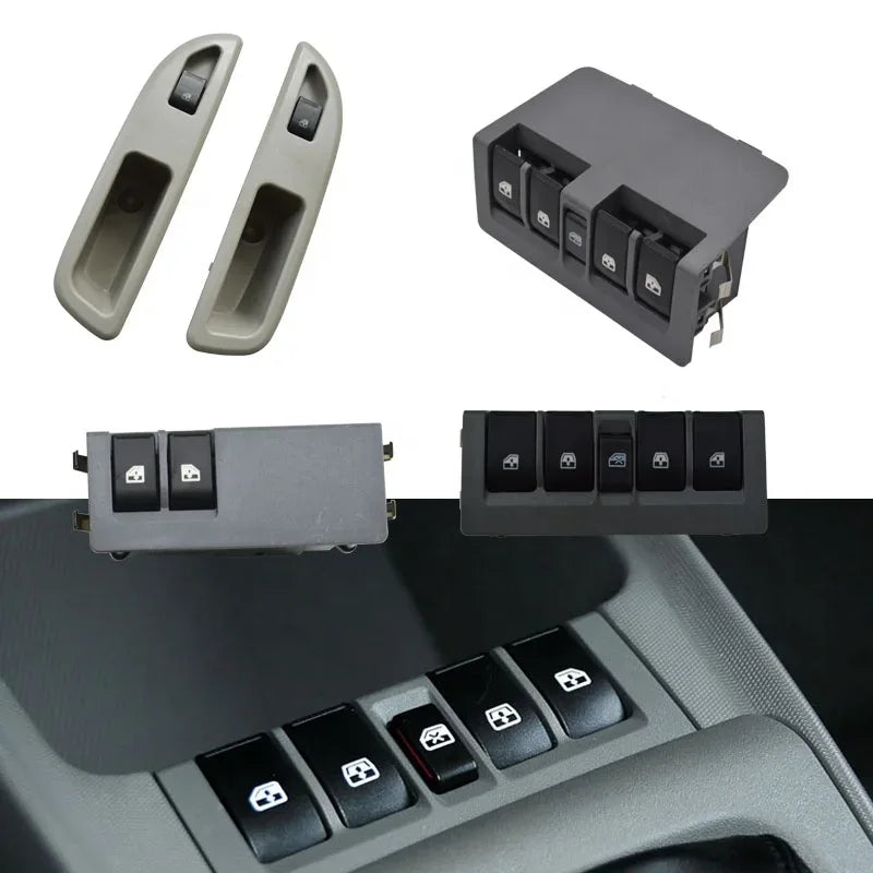 Replacement for Chevrolet New Sail 2010-14 9005043 9005041 Power Car Window Glass Lifter Switch 5 Buttons Car Accessory 90800027