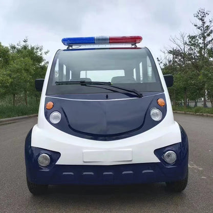 Hot Sale Classic Design 5/8 Seater Battery-powered Fully Enclosed Electric Patrol Car