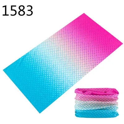 100% Polyester Solid color Microfiber Tubular Multifunction Motorcycle Scarf sports Headband Seamless Tube Bandanas Face Mask