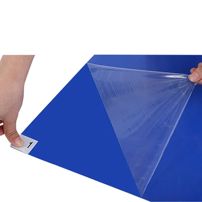 OEM 60*90cm Dust Removal Floor Tacky Mat Multilayer Cleanroom Sticky Mat for Safety Products