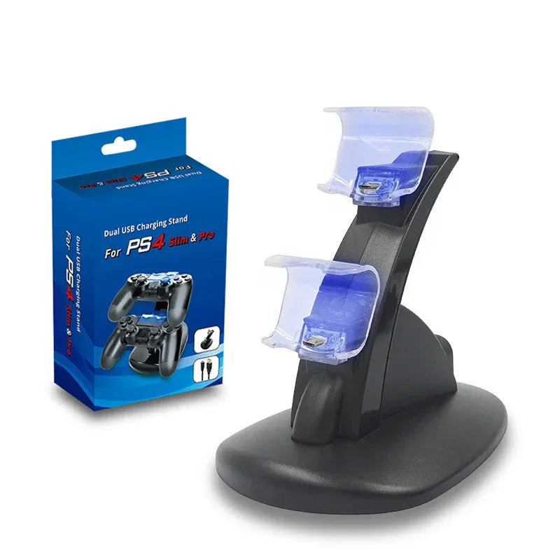 Support for Sony Playstation PS4 Controller Play Station PS 4 Pro Slim Dualshock 4 Charger Control Charging Dock Stand Gamepad