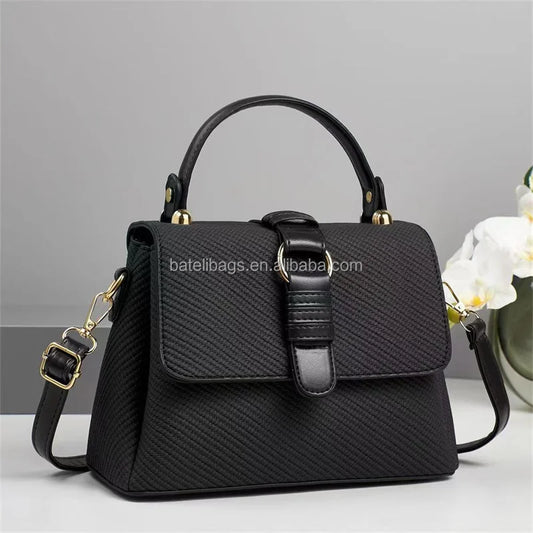 2025 Korean Style Ladies Fashion Large Capacity Women's Bag Solid Color Multifunctional Durable Foldable Zipper Chains by PDG ibma