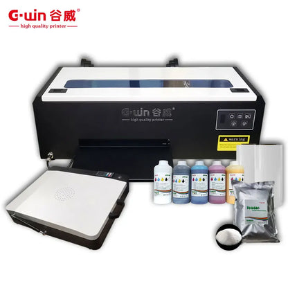 Gwin G200 A4 DTF Printer and Oven Multicolor Automatic Digital Sublimation New Condition Pigment Ink Small DTF Machine