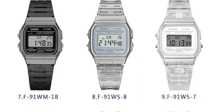 Casio watch  men top luxur set military LED relogio digital watch sport Waterproof quartz men watch Neutral watchs F91W series