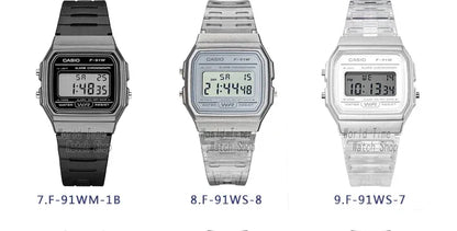 Casio watch  men top luxur set military LED relogio digital watch sport Waterproof quartz men watch Neutral watchs F91W series