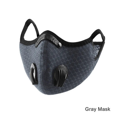 Sport Face Mask Activated Carbon Filter Dust Mask PM 2.5 Anti-Pollution Running Training MTB Road Bike Cycling Mask