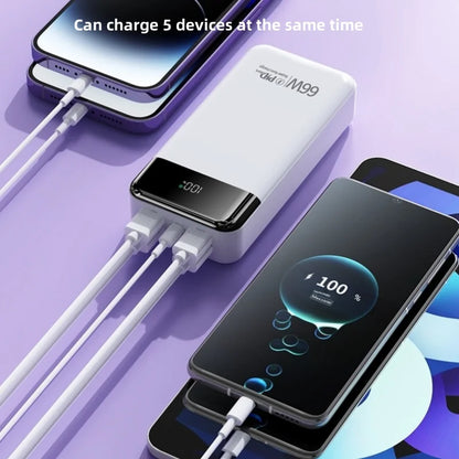 High Quality Portable Big Capacity 26800 Mah LED Digital Display 4USB Type-C Output  PD22.5W Fast Charging Power Bank 26800mAh