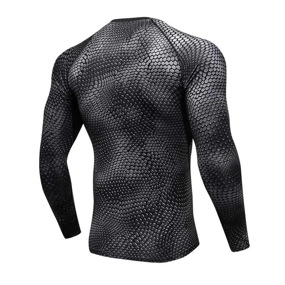 Men's Thermal Underwear Set MMA Tactics Leggings Solid Color Costume Compress Fitness Long Johns Men Winter Brands  Men