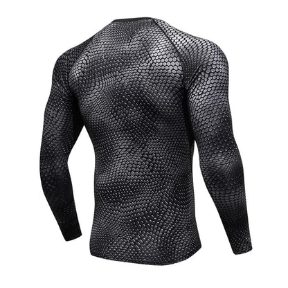 Men's Thermal Underwear Set MMA Tactics Leggings Solid Color Costume Compress Fitness Long Johns Men Winter Brands  Men