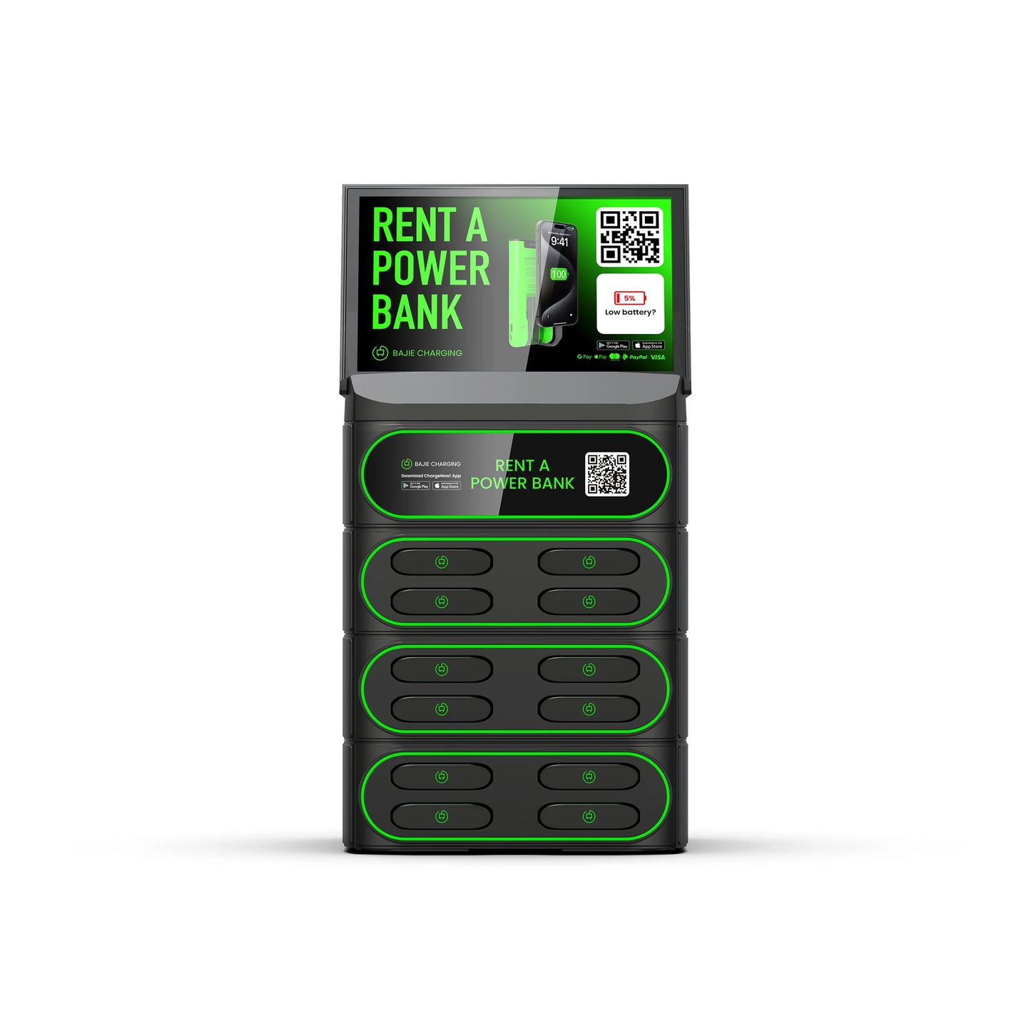 Phone Charging Station Rental Sharing Power Bank 4g Share Rent Portable Mobile Charging Sharing Power Bank Station