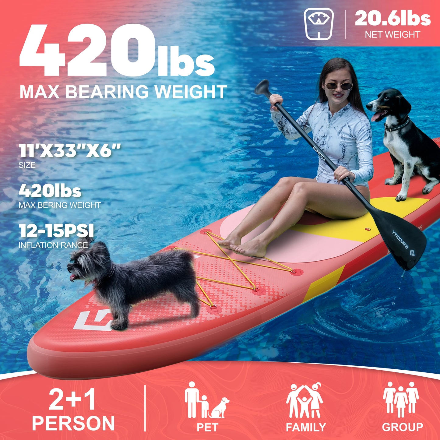 European Overseas Warehouse Surfboard Dropshipping China Manufacture Inflatable sup Board with Heat Sealing Technology
