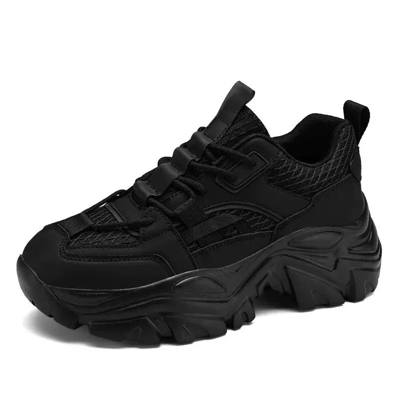 Wholesale of New High Top Casual Board Shoes for Men's  Sports White Shoes with Lace up Leather Surface Men's Board Shoes