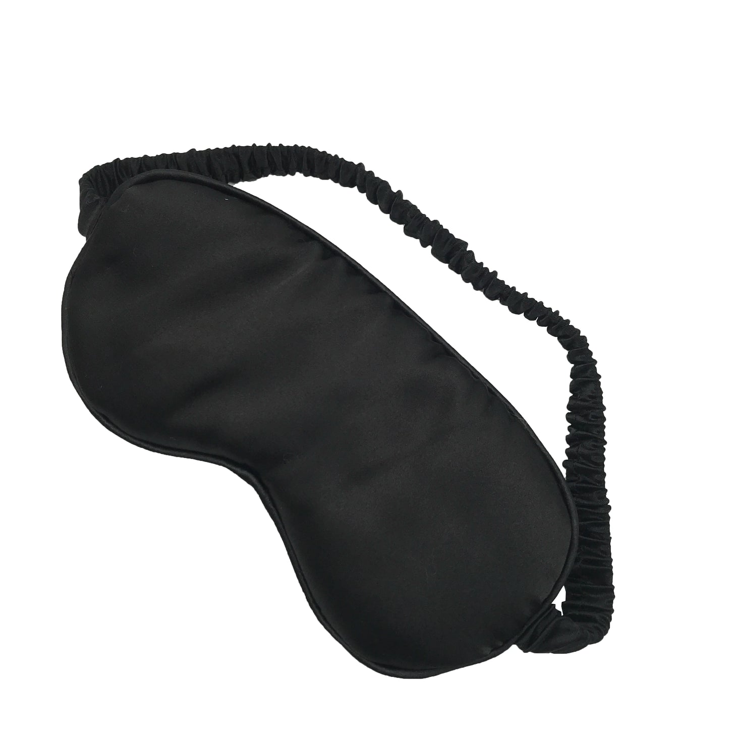 Hot Sale Sleeping Eye Mask Plain Color Woman Elastic Silk Eye Mask Satin