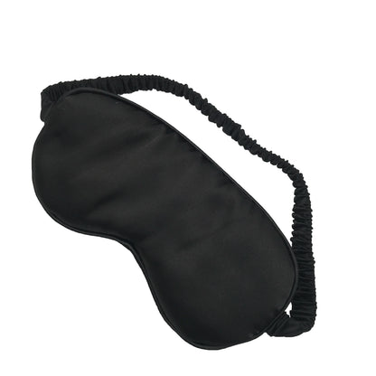 Hot Sale Sleeping Eye Mask Plain Color Woman Elastic Silk Eye Mask Satin