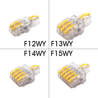 Wire Connector 1 Input Multiple Output Electrical Splitter Push-in Terminal Block Butt Home LED Light Quick Wiring Connectors
