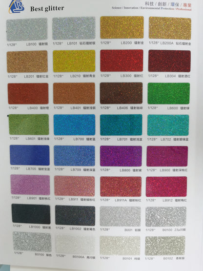 Prime Quality Wholesale PET Glitter Shapes Holographic or Iridescent Chunky Mixes Hexagon Glitter