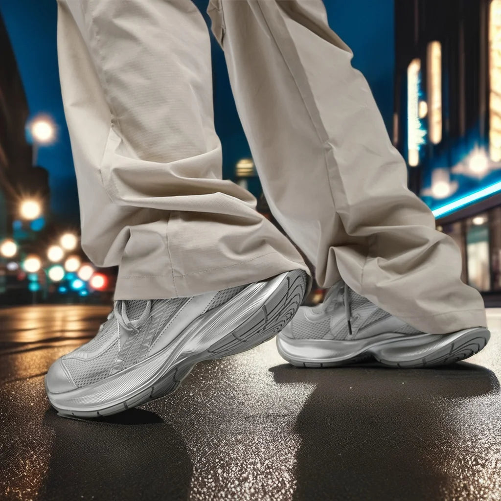 Dropshipping Custom Logo Fashion Sliver Color Sports Shoes Mens Designer Walking Style Chunky Platform Sneakers