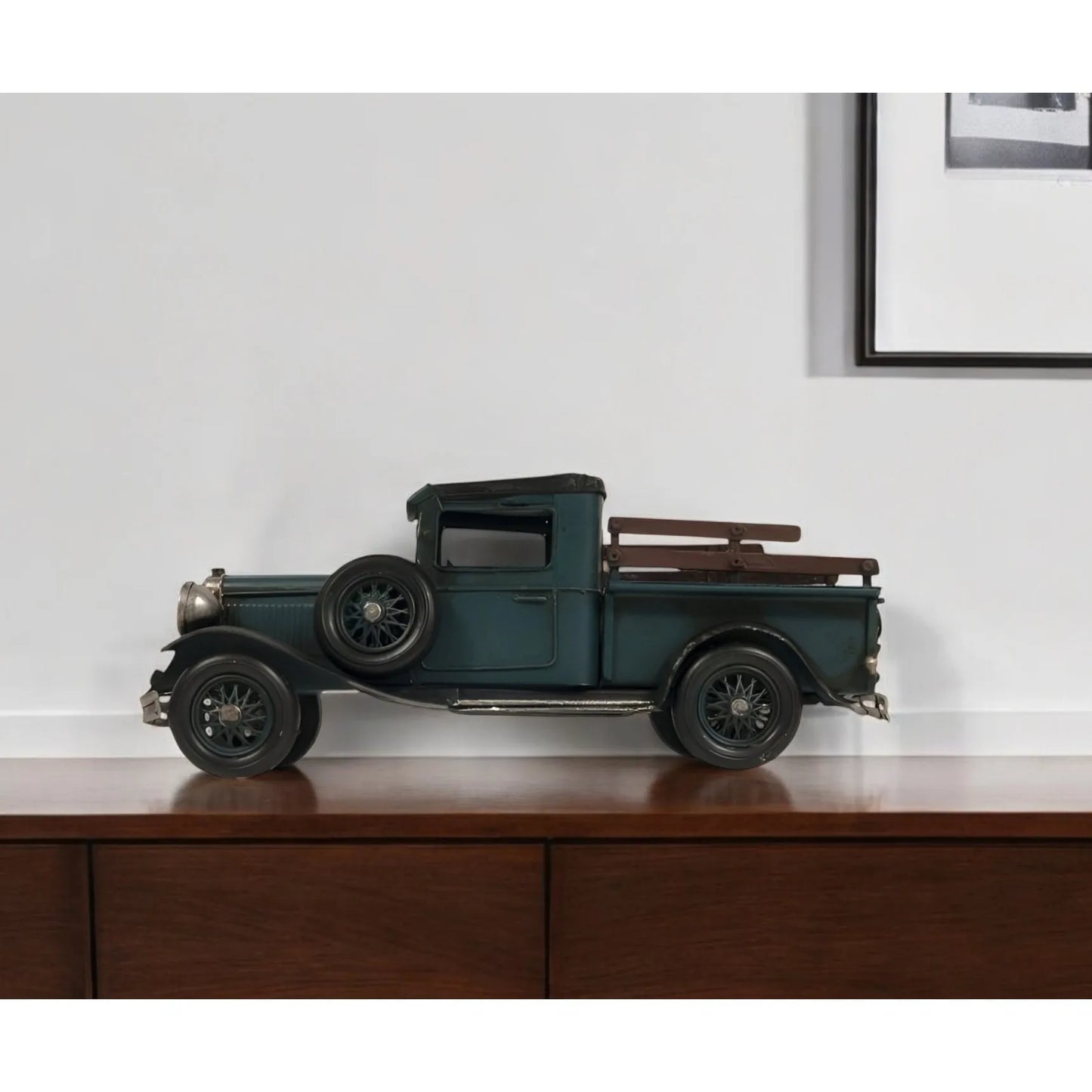 HMS 5\" Hand Painted Die-Cast Metal Ford Model a Pickup 1928 Truck Toy for Play