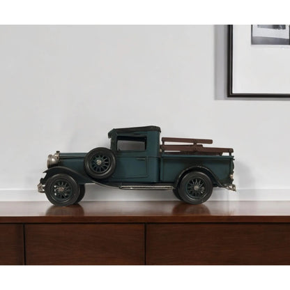 HMS 5\" Hand Painted Die-Cast Metal Ford Model a Pickup 1928 Truck Toy for Play
