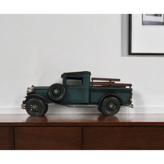 HMS 5\" Hand Painted Die-Cast Metal Ford Model a Pickup 1928 Truck Toy for Play