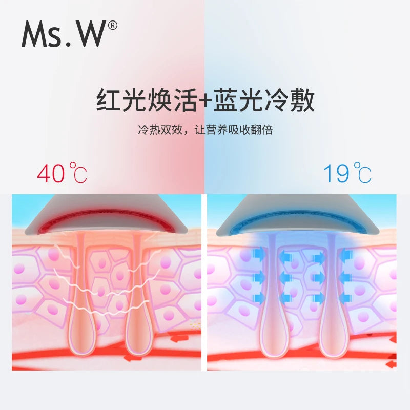 313 Ms.W Home Used Microcurrent Machine for Sale Neck Winkle Remover Weight Loss Body Slimming Beauty Face Neck Lifting Massager