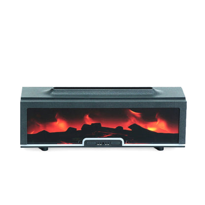 Fireplace Diffusor Match Flame Humidifier Essential Oil Diffuser Flame Home Commercial  LED Light Air Humidifier Cool Mist