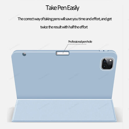 For iPad Air 4 Case Air 5 iPad Pro 11 Case 2020 2022 iPad Pro 12.9 Case 2021 5th Generation Funda Wireless Charge Pencil Holder