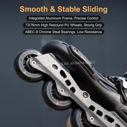 Inline Skates Freestyle Carbon Inline Skates for High-Speed Performance