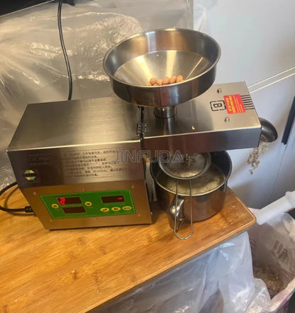 Mini Screw Oil Press Machine/ Peanut Oil Press Machine Soya Bean Sesame/ Oil Press With Oil Filter