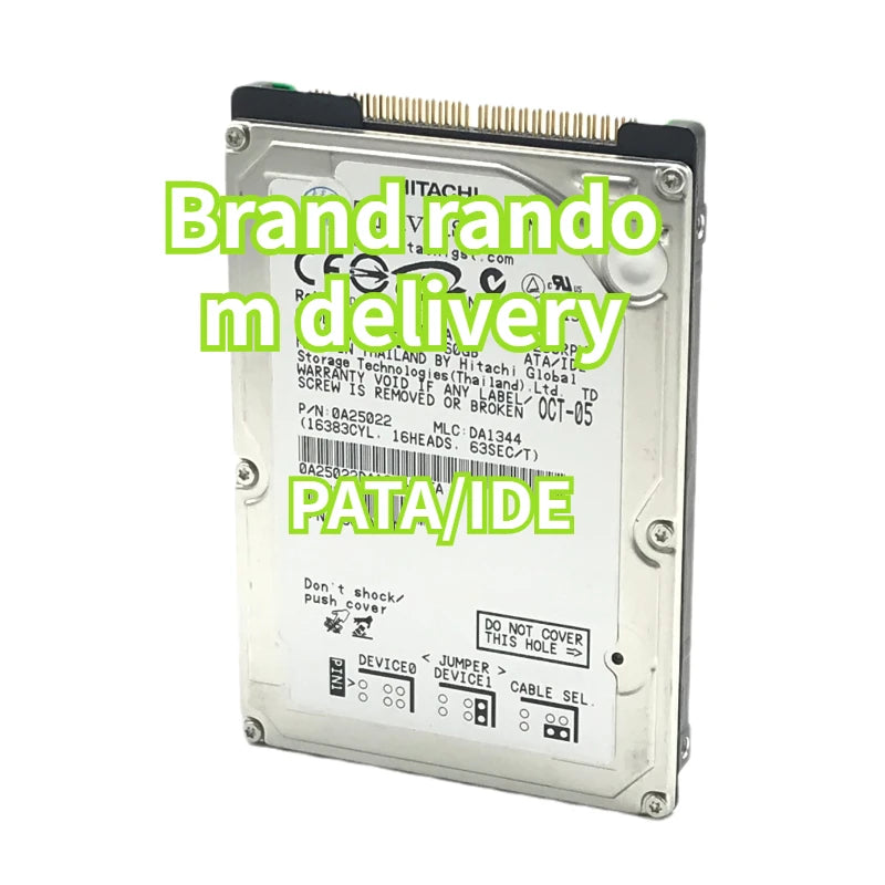 Laptop Notebook 40GB 60GB 80GB 120GB 160GB 40G 60G 80G 120G 160G 2.5 HDD 5400rpm 8M PAPA IDE Internal Hard Drives disk