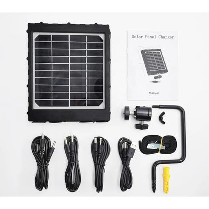 Small Mini Solar Panel Monocrystalline Battery Charger for Cctv Camera With 6v 9v 12v External Solar Power Panel Lithium 8000mah